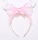 Pink Bow Headband