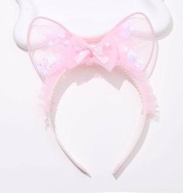 Pink Bow Headband