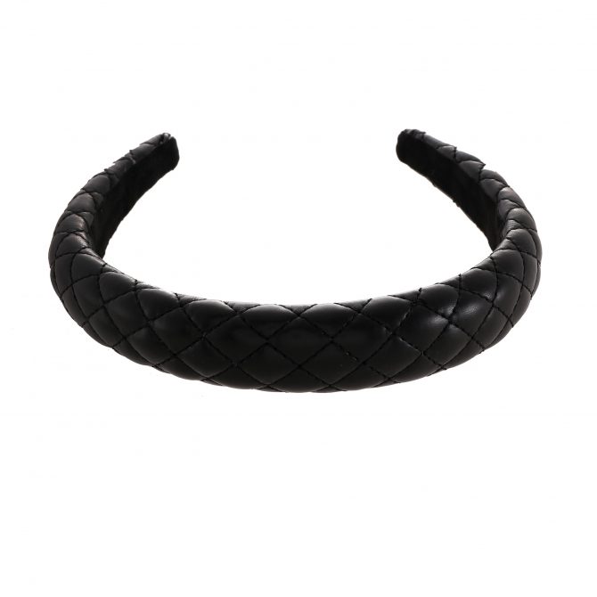Black Leather Headbands