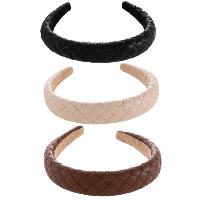 Brown Leather Headbands
