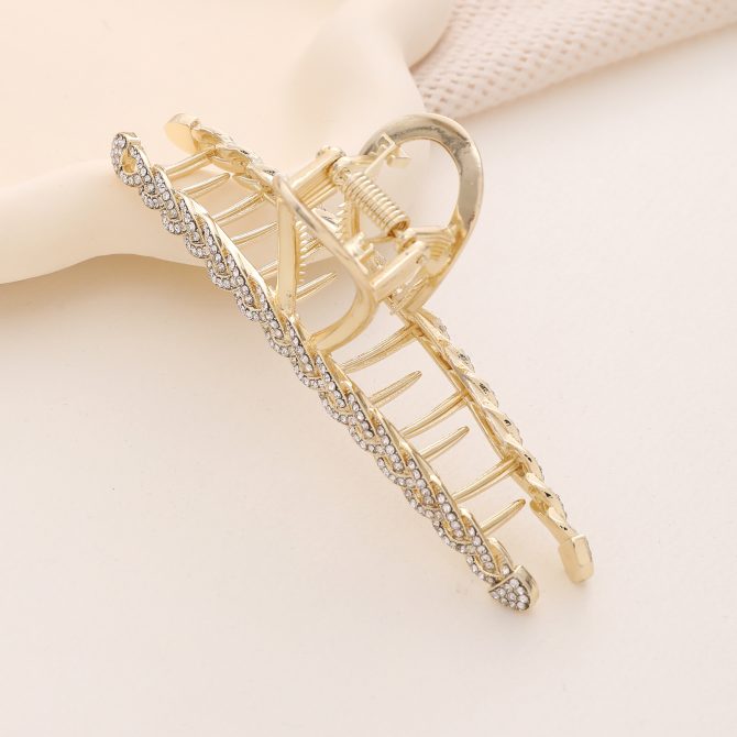 Crystal Metal Banana Clip