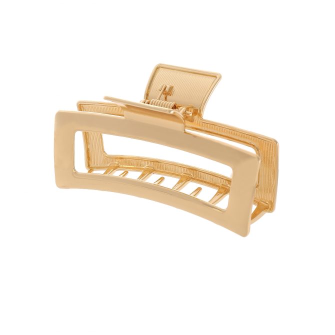2 Large Metal Rectangle Hair Claw Clips