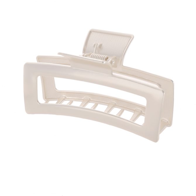 4 Large Metal Rectangle Hair Claw Clips