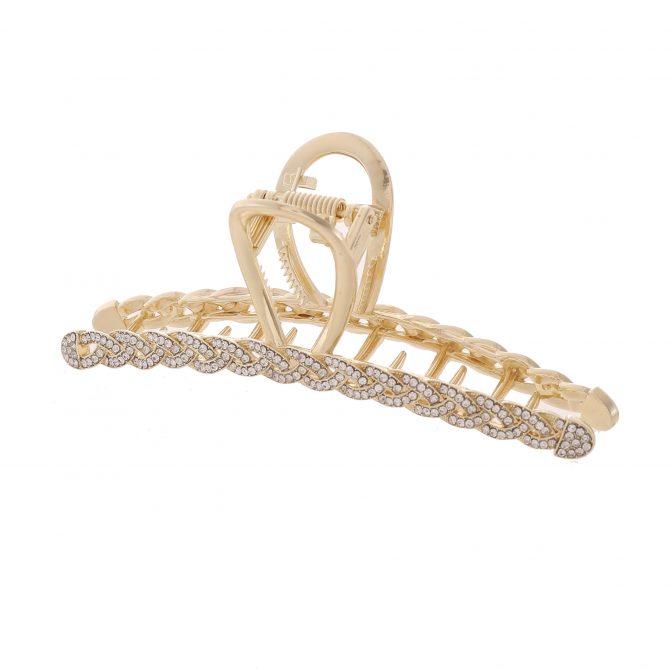 Crystal Metal Banana Clip