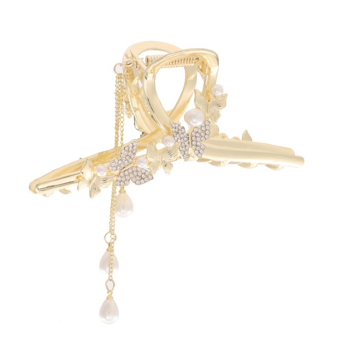 Pearl Gold Clip Claw