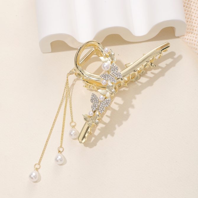 Pearl Gold Clip Claw