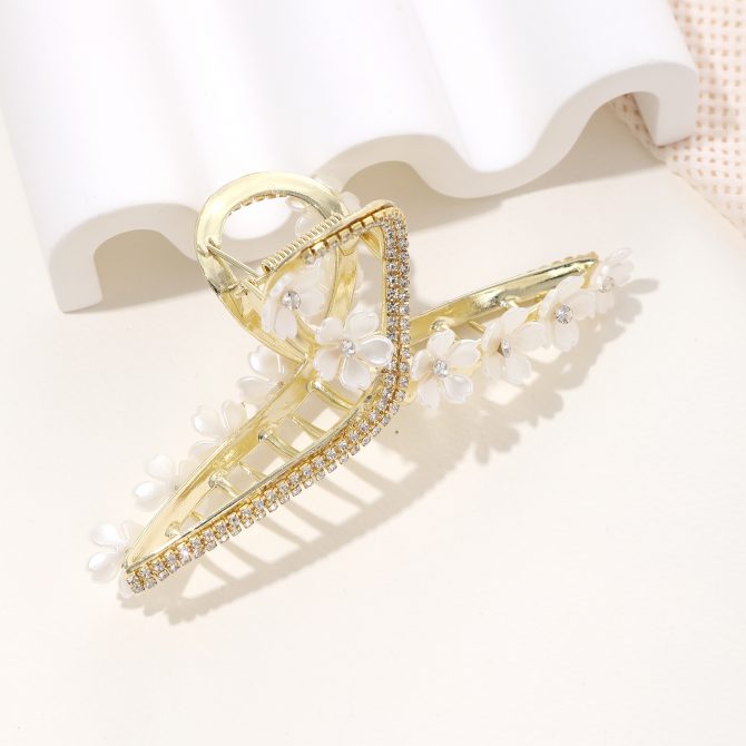 Gold Metal Banana Claw Clip