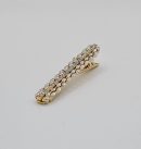 Small Rhinestone Golden Hair Clips