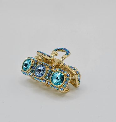 Small Rhinestone Metal Claw Clip