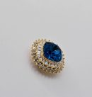 Small Full Rhinestone Crystal Brooch