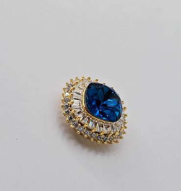 Small Full Rhinestone Crystal Brooch