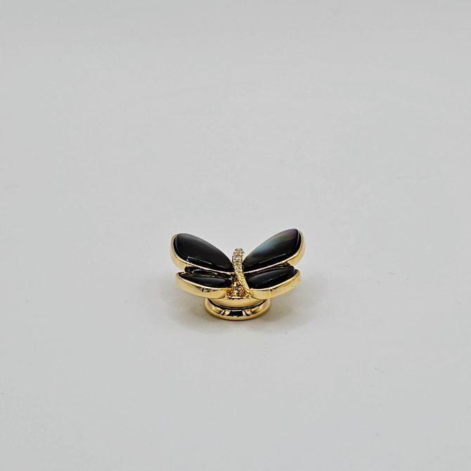 Opal Crystal Butterfly Brooch / Hijab Magnet