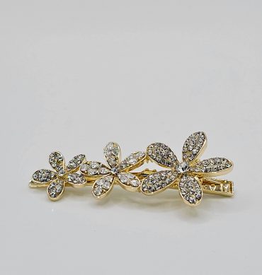 Medium Rhinestone Hair Clips Crystal Flowers Hair Clip Diamond Crocodile Clip