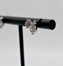 Crystal Bow Stud Earring