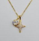 EMAMI & CO Gold Crystal Star Necklace