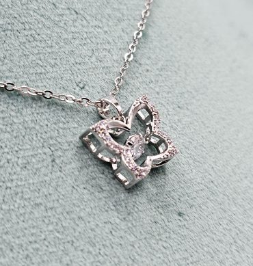 Silver Butterfly Necklace