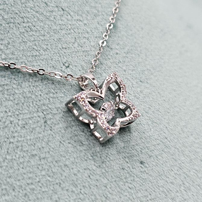 Silver Butterfly Necklace