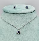 Rhinestone Flower Crystal Jewellery Set